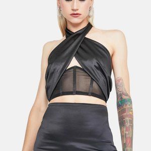DESIRED DREAMER CORSET HALTER TOP